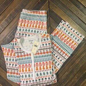 Roller Rabbit Colorful Forest Print Pajamas Set NWT XS